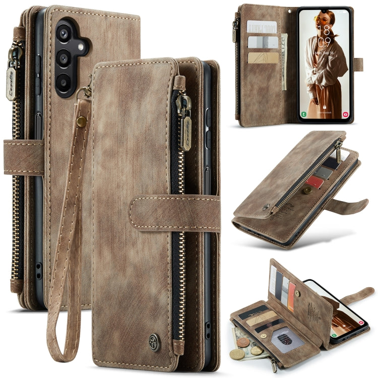 CaseMe C30 Card Slots Zipper Wallet Leather Phone Case, For Samsung Galaxy A25 4G, For Samsung Galaxy A15, For Samsung Galaxy A55 5G, For Samsung Galaxy A35 5G, For Samsung Galaxy S24 Ultra 5G, For Samsung Galaxy S24+ 5G