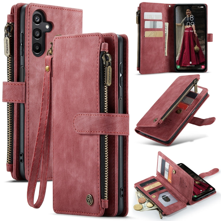 CaseMe C30 Card Slots Zipper Wallet Leather Phone Case, For Samsung Galaxy A25 4G, For Samsung Galaxy A15, For Samsung Galaxy A55 5G, For Samsung Galaxy A35 5G, For Samsung Galaxy S24 Ultra 5G, For Samsung Galaxy S24+ 5G