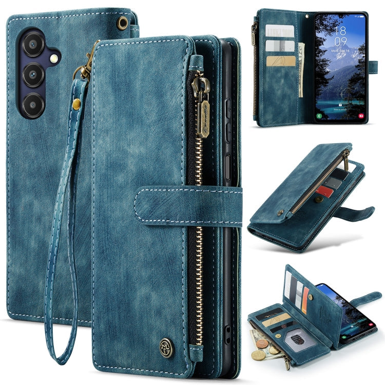 CaseMe C30 Card Slots Zipper Wallet Leather Phone Case, For Samsung Galaxy A25 4G, For Samsung Galaxy A15, For Samsung Galaxy A55 5G, For Samsung Galaxy A35 5G, For Samsung Galaxy S24 Ultra 5G, For Samsung Galaxy S24+ 5G