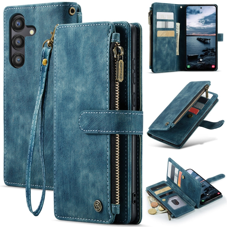 CaseMe C30 Card Slots Zipper Wallet Leather Phone Case, For Samsung Galaxy A25 4G, For Samsung Galaxy A15, For Samsung Galaxy A55 5G, For Samsung Galaxy A35 5G, For Samsung Galaxy S24 Ultra 5G, For Samsung Galaxy S24+ 5G