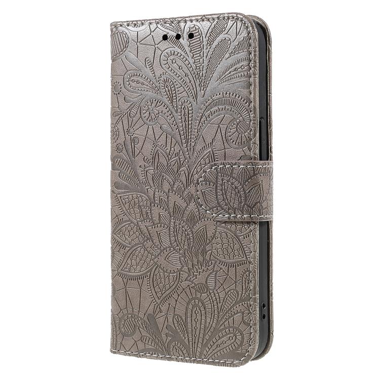 Lace Flower Embossing Flip Leather Phone Case, For iPhone 17e / 16e, For iPhone 17 Pro Max, For iPhone 17 Pro, For iPhone 17