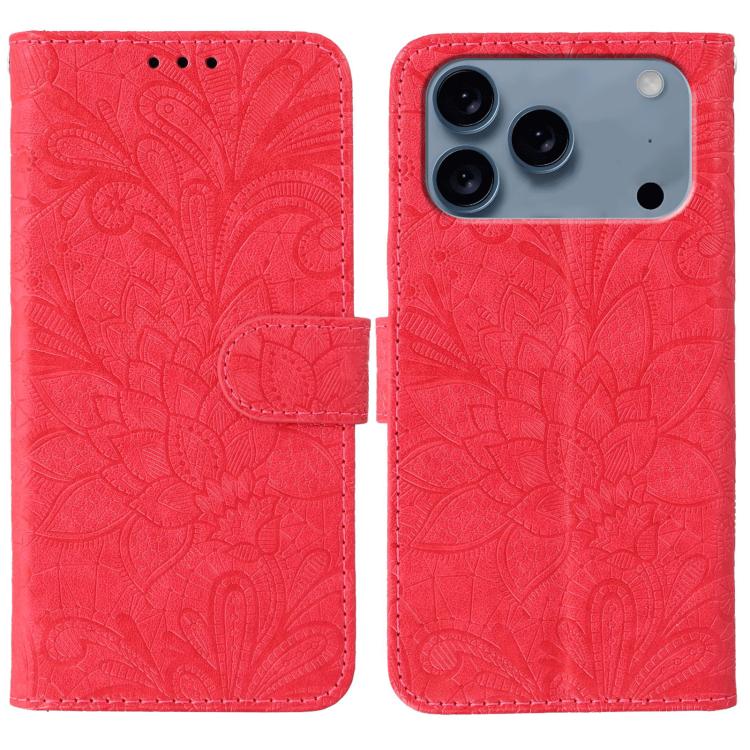 Lace Flower Embossing Flip Leather Phone Case, For iPhone 17e / 16e, For iPhone 17 Pro Max, For iPhone 17 Pro, For iPhone 17
