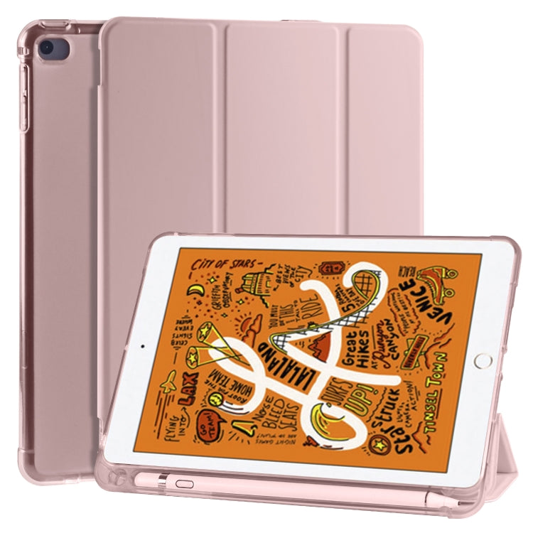 3-folding Horizontal Flip PU Leather + Shockproof TPU Case with Holder & Pen Slot, For iPad Air / Air 2 / 9.7 (2017) & (2018), For iPad Mini 5 / Mini 4