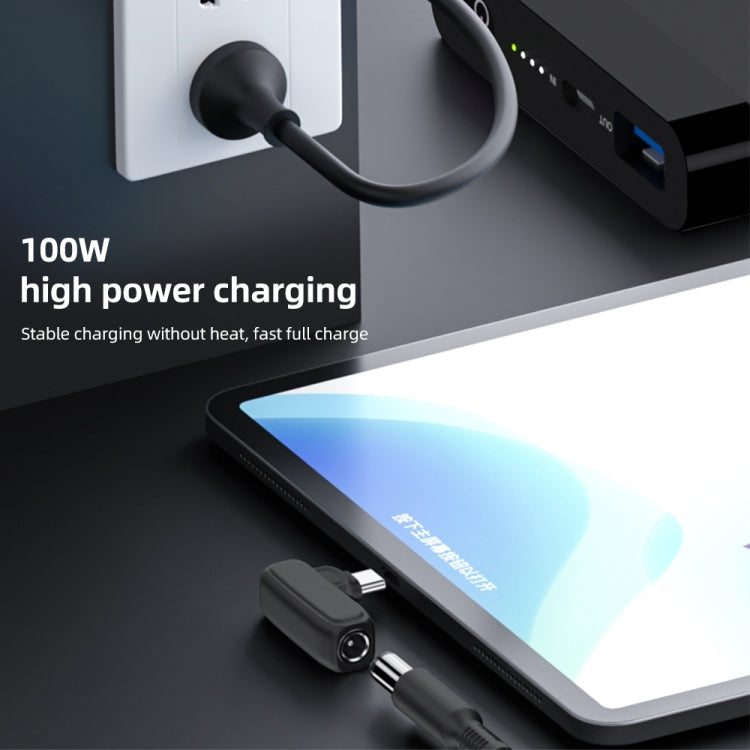 100W N 3.5X1.35mm Female to USB-C/Type-C Male Plug Charging Adapter, 3.5X1.35mm