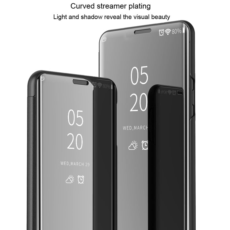 Plated Mirror Horizontal Flip Leather Case with Holder, For iPhone 12 Pro Max, For iPhone 12 / 12 Pro, For iPhone 12 / 12 Pro 6.1 inch