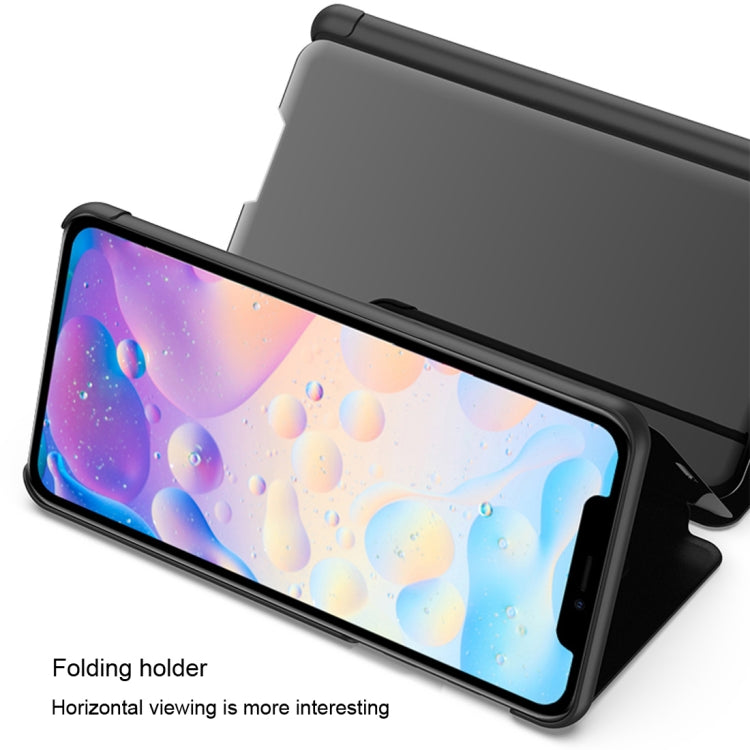 Plated Mirror Horizontal Flip Leather Case with Holder, For iPhone 12 Pro Max, For iPhone 12 / 12 Pro, For iPhone 12 / 12 Pro 6.1 inch
