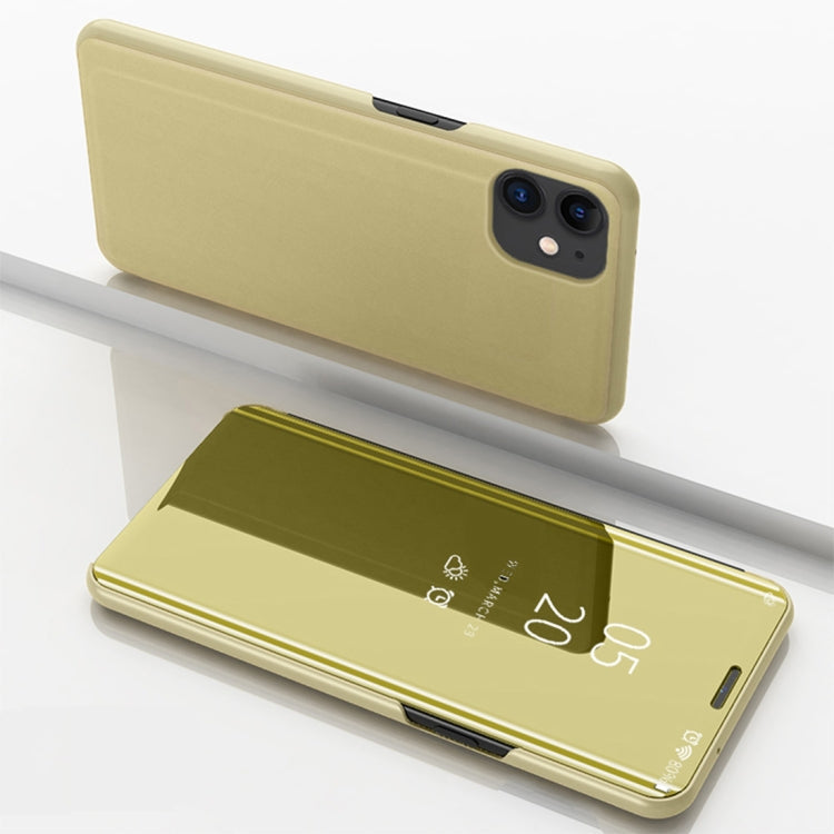 Plated Mirror Horizontal Flip Leather Case with Holder, For iPhone 12 Pro Max, For iPhone 12 / 12 Pro, For iPhone 12 / 12 Pro 6.1 inch