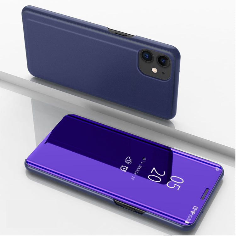 Plated Mirror Horizontal Flip Leather Case with Holder, For iPhone 12 Pro Max, For iPhone 12 / 12 Pro, For iPhone 12 / 12 Pro 6.1 inch