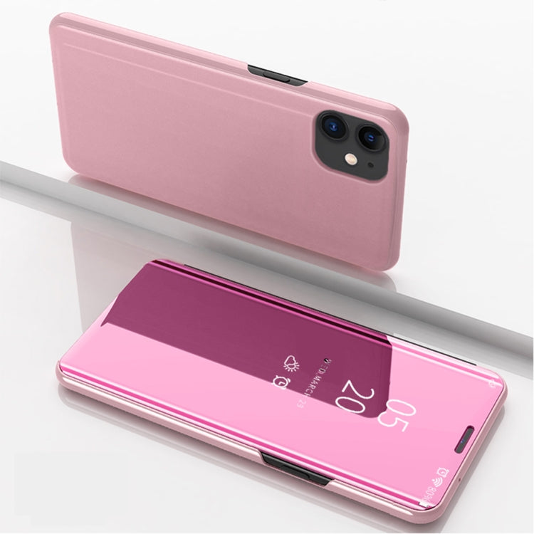 Plated Mirror Horizontal Flip Leather Case with Holder, For iPhone 12 Pro Max, For iPhone 12 / 12 Pro, For iPhone 12 / 12 Pro 6.1 inch