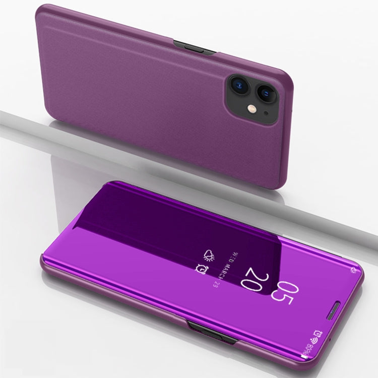 Plated Mirror Horizontal Flip Leather Case with Holder, For iPhone 12 Pro Max, For iPhone 12 / 12 Pro, For iPhone 12 / 12 Pro 6.1 inch
