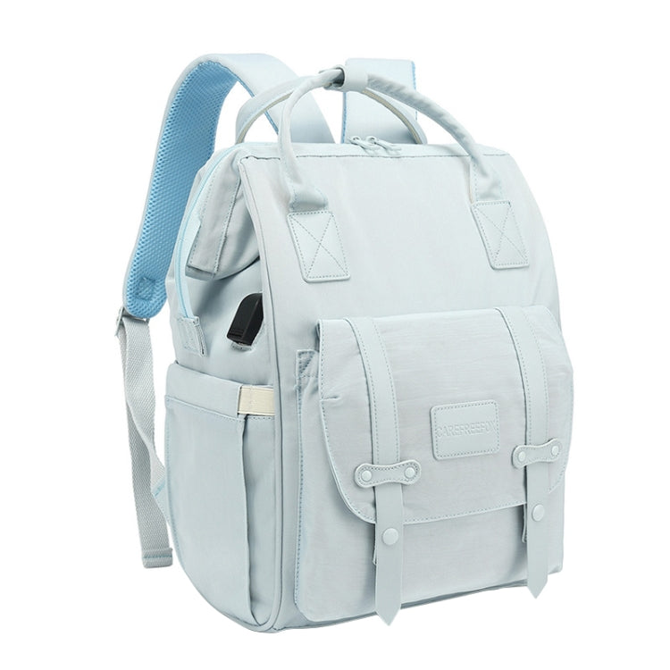 Multifunctional Mommy Bag Large Capacity Outgoing Baby Care Backpack, Grey, Blue, Black, Pink, Cartoon Bear