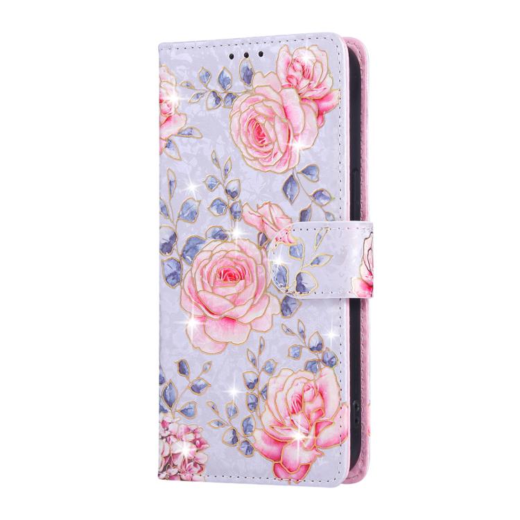Bronzing Painting RFID Leather Case, For iPhone 17e / 16e, For iPhone 16 Pro Max, For iPhone 16 Pro, For iPhone 16 Plus