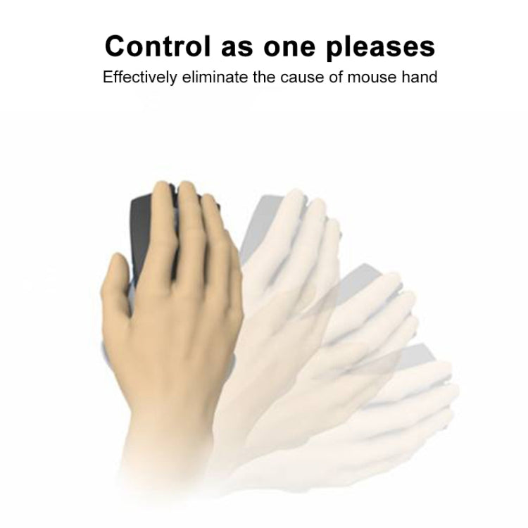 Silicone Wrist Support Mouse Pad Mobile Palm Rest Office Hand Rest, Black Left Hand, Grey Right Hand, Grey Left Hand