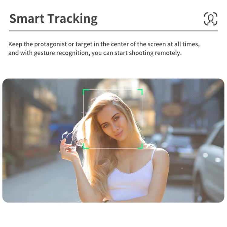 Q18 Desktop Intelligent Tracking Gimbal Stabilizer Multi-function Fill Light Selfie Stick, Q18