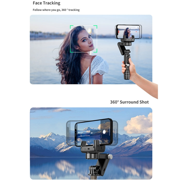 Q18 Desktop Intelligent Tracking Gimbal Stabilizer Multi-function Fill Light Selfie Stick, Q18