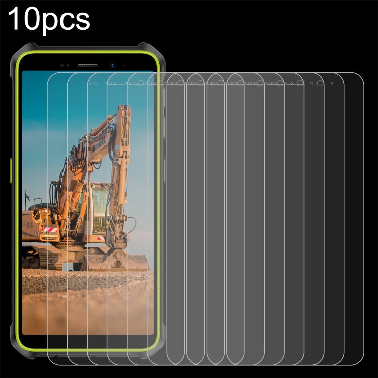 10pcs 0.26mm 9H 2.5D Tempered Glass Film, For Ulefone Armor 24, For Ulefone Armor X12
