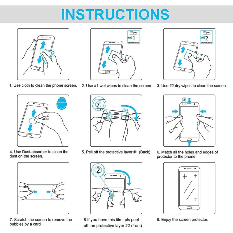 10pcs 0.26mm 9H 2.5D Tempered Glass Film, For Ulefone Armor 24, For Ulefone Armor X12
