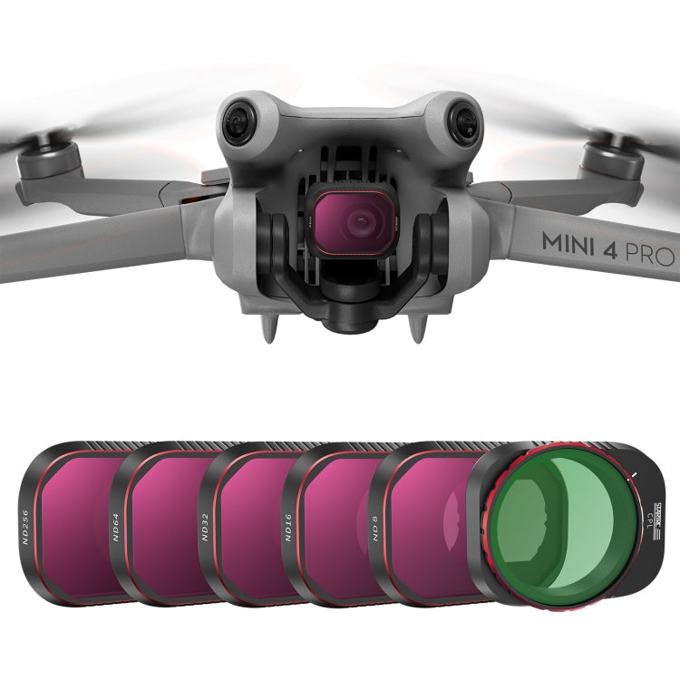 For DJI Mini 4 Pro STARTRC Drone Lens Filter, ND16/64/256, CPL ND8/16/32/64/256, CPL UV ND8/16/32/64
