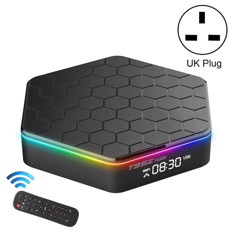 T95Z Plus 8K WiFi6 Android 12.0 Smart TV Box with Remote Control, Allwinner H618 Quad-Core, 2GB+16GB, 4GB+32GB, 4GB+64GB