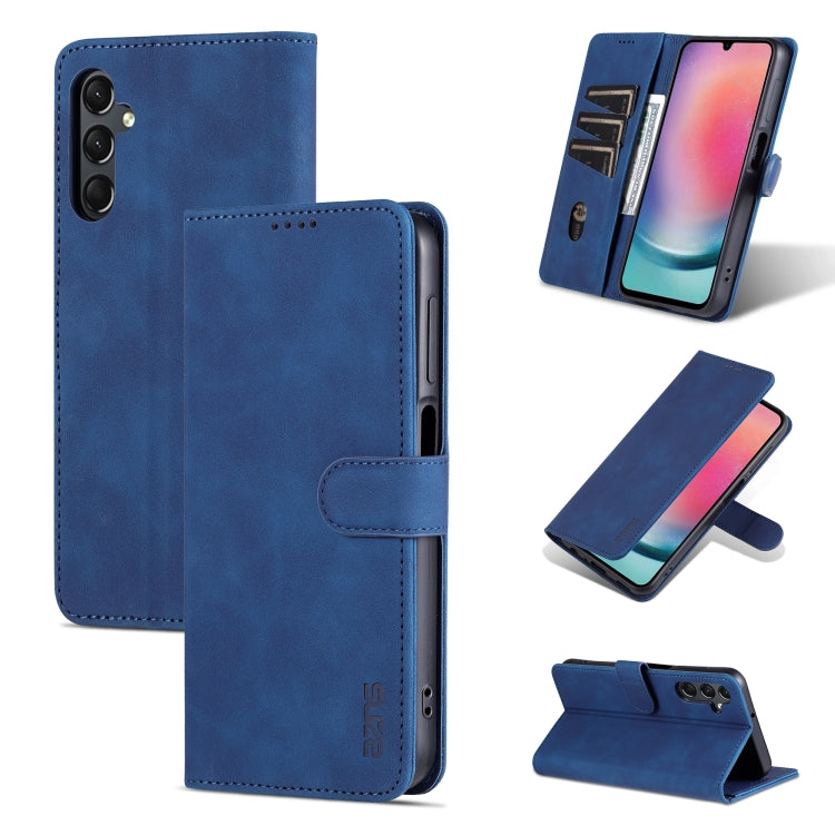 AZNS Skin Feel Calf Texture Flip Leather Phone Case, For Samsung Galaxy A55 5G, For Samsung Galaxy A35 5G, For Samsung Galaxy A24 4G / A25, For Samsung Galaxy S24 Ultra 5G