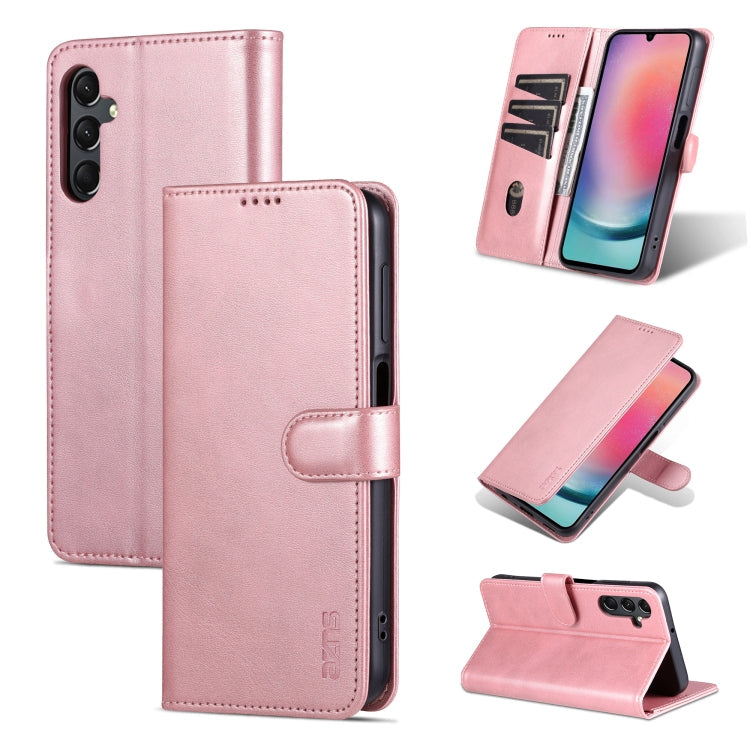 AZNS Skin Feel Calf Texture Flip Leather Phone Case, For Samsung Galaxy A55 5G, For Samsung Galaxy A35 5G, For Samsung Galaxy A24 4G / A25, For Samsung Galaxy S24 Ultra 5G