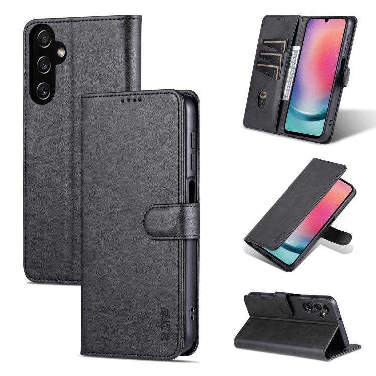 AZNS Skin Feel Calf Texture Flip Leather Phone Case, For Samsung Galaxy A05s