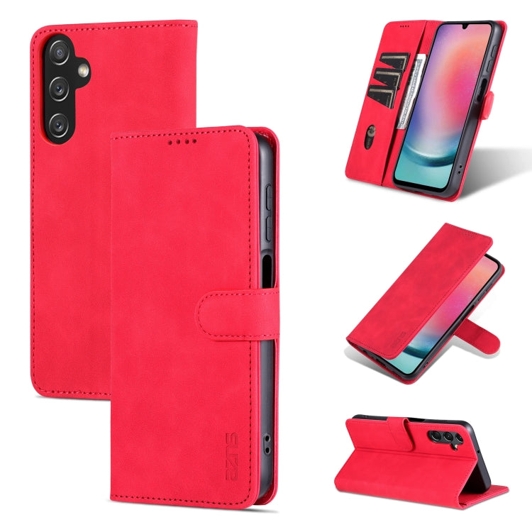 AZNS Skin Feel Calf Texture Flip Leather Phone Case, For Samsung Galaxy A05s