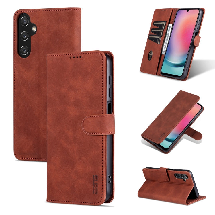 AZNS Skin Feel Calf Texture Flip Leather Phone Case, For Samsung Galaxy A05s