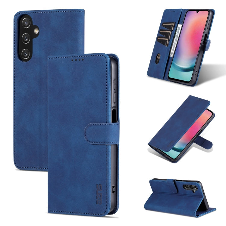 AZNS Skin Feel Calf Texture Flip Leather Phone Case, For Samsung Galaxy S24+ 5G, For Samsung Galaxy S24 5G, For Samsung Galaxy A15, For Samsung Galaxy A05