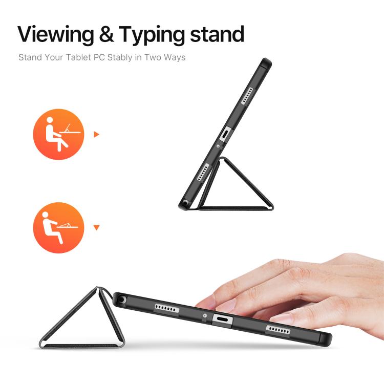 DUX DUCIS Domo Series Magnetic Flip Leather Tablet Case, For Samsung Galaxy Tab A11+ / A9+, For Samsung Galaxy Tab S9 FE / S10 FE, For Samsung Galaxy Tab S10 FE+, For Samsung Galaxy Tab S10+, For Samsung Galaxy Tab S9 FE+, For Samsung Galaxy Tab S10 Ultra