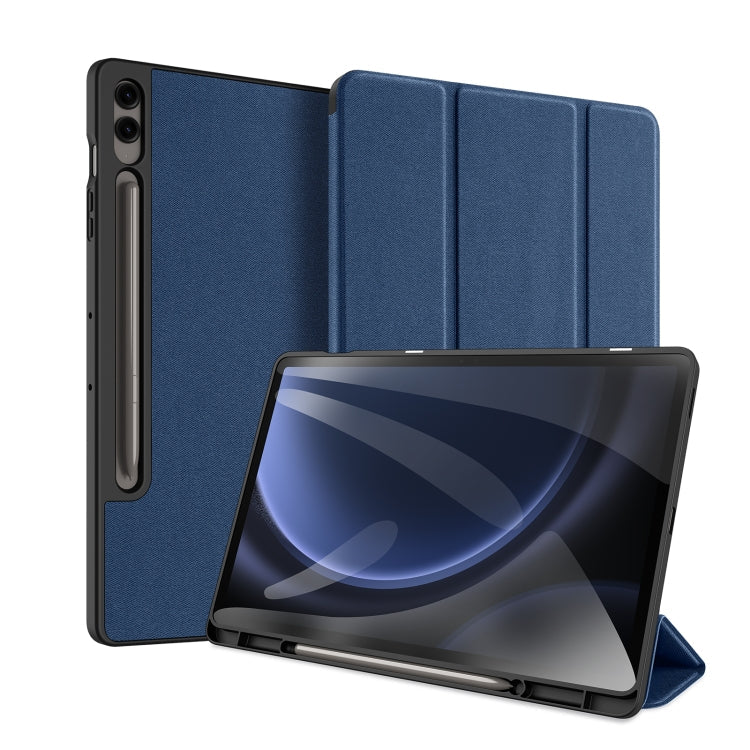 DUX DUCIS Domo Series Magnetic Flip Leather Tablet Case, For Samsung Galaxy Tab A11+ / A9+, For Samsung Galaxy Tab S9 FE / S10 FE, For Samsung Galaxy Tab S10 FE+, For Samsung Galaxy Tab S10+, For Samsung Galaxy Tab S9 FE+, For Samsung Galaxy Tab S10 Ultra