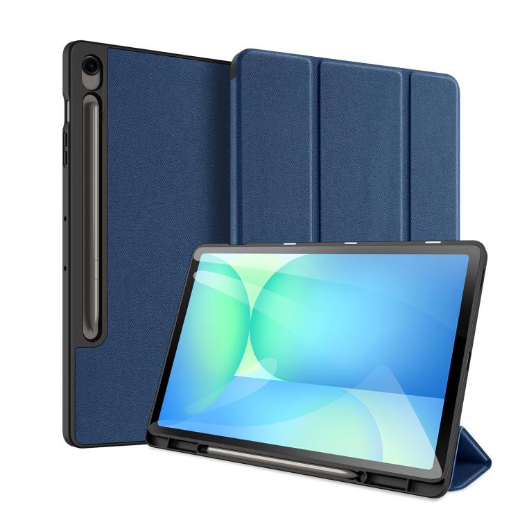DUX DUCIS Domo Series Magnetic Flip Leather Tablet Case, For Samsung Galaxy Tab A11+ / A9+, For Samsung Galaxy Tab S9 FE / S10 FE, For Samsung Galaxy Tab S10 FE+, For Samsung Galaxy Tab S10+, For Samsung Galaxy Tab S9 FE+, For Samsung Galaxy Tab S10 Ultra