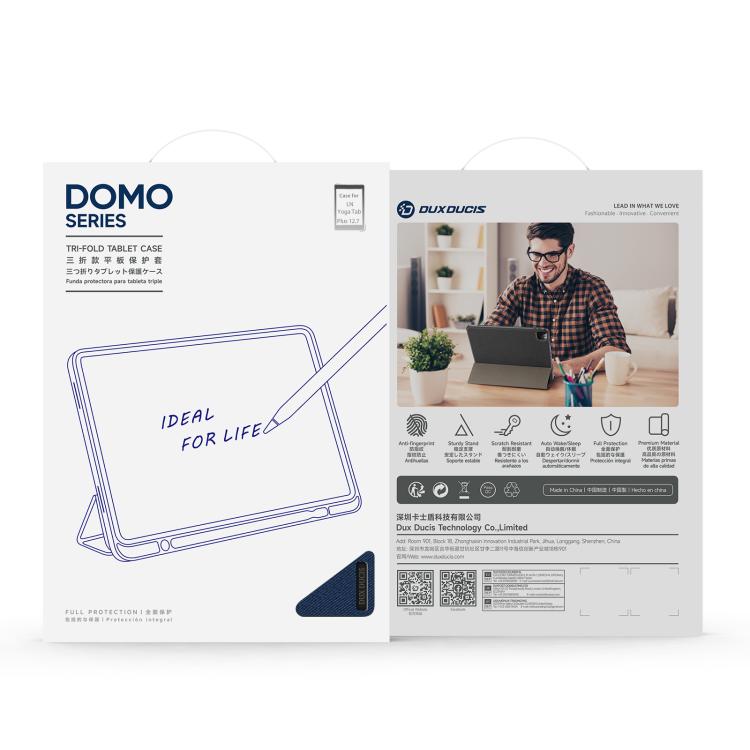 DUX DUCIS Domo Series Magnetic Flip Leather Tablet Case, For Lenovo Yoga Tab Plus