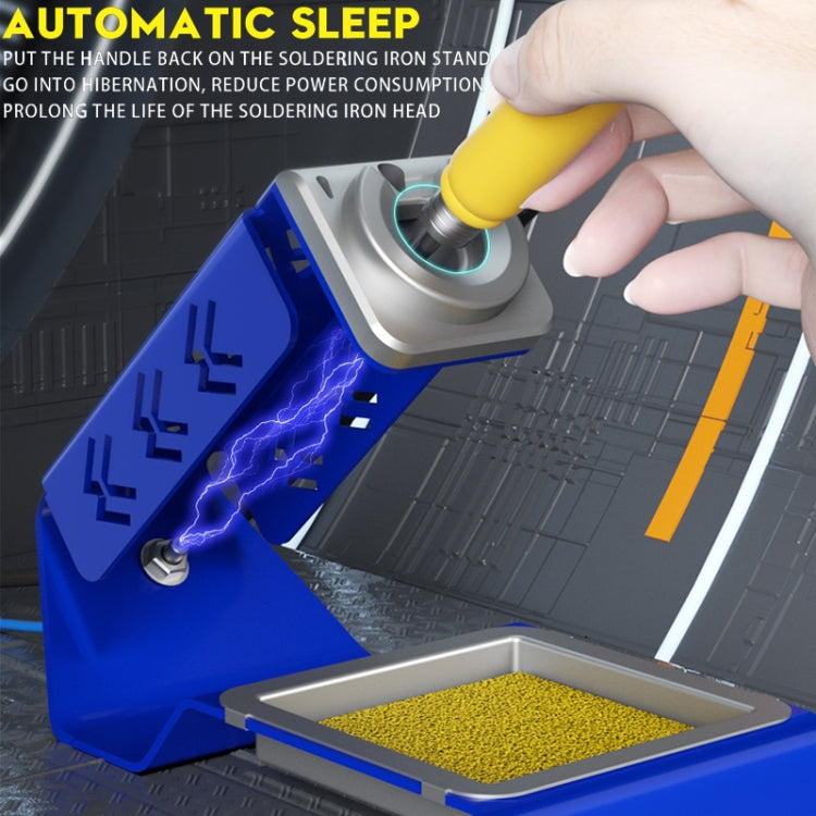 Mechanic 210MAX Dual Station Thermostatic Adjustable Digital Display Soldering Station, US, EU