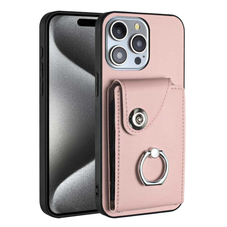 Organ Card Bag Ring Holder Phone Case, For iPhone 14 Pro Max, For iPhone SE 2022 / 2020 / 8 / 7, For iPhone 13 Pro Max, For iPhone 13 Pro