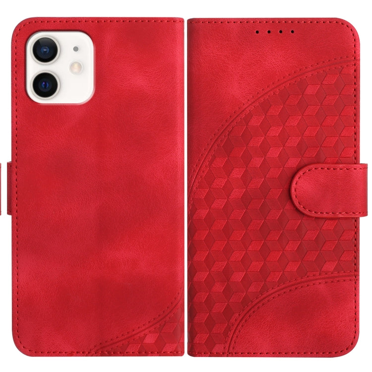 YX0060 Elephant Head Embossed Phone Leather Case with Lanyard, For iPhone 12 mini, For iPhone 11 Pro Max, For iPhone 11
