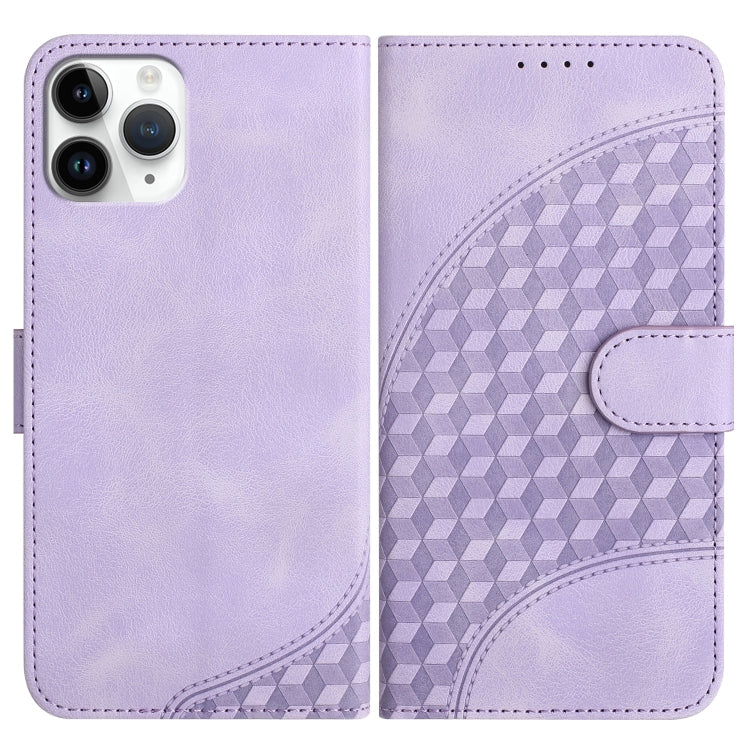 YX0060 Elephant Head Embossed Phone Leather Case with Lanyard, For iPhone 11 Pro, For iPhone XS / X, For iPhone XR