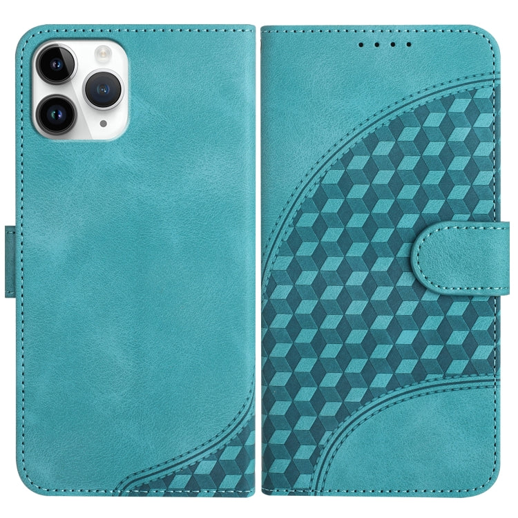 YX0060 Elephant Head Embossed Phone Leather Case with Lanyard, For iPhone 11 Pro, For iPhone XS / X, For iPhone XR