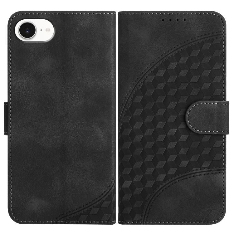YX0060 Elephant Head Embossed Phone Leather Case with Lanyard, For iPhone 17e / 16e, For iPhone 17 Pro Max, For iPhone 17 Pro