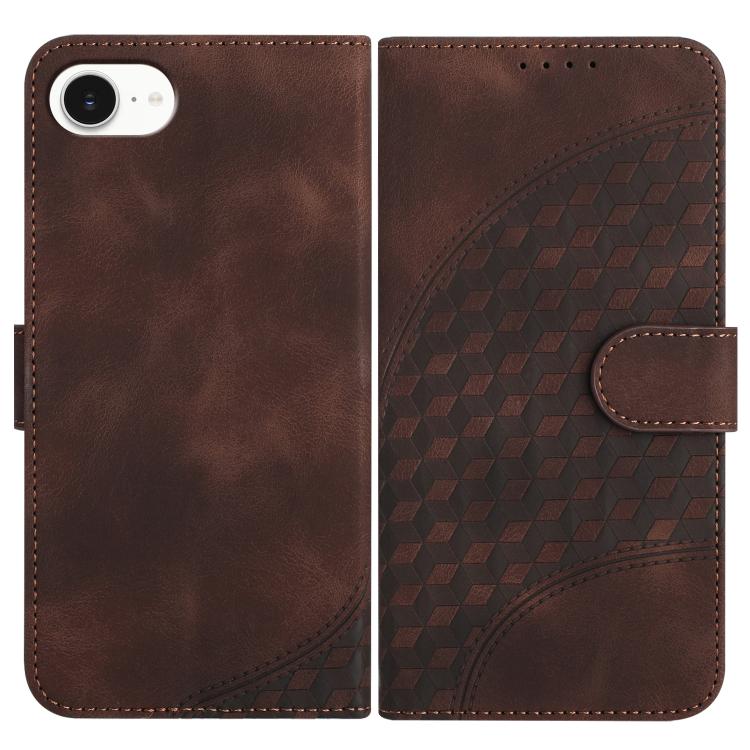 YX0060 Elephant Head Embossed Phone Leather Case with Lanyard, For iPhone 17e / 16e, For iPhone 17 Pro Max, For iPhone 17 Pro