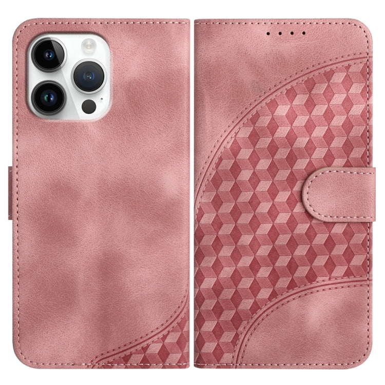 YX0060 Elephant Head Embossed Phone Leather Case with Lanyard, For iPhone 17, For iPhone Air, For iPhone 16 Pro Max