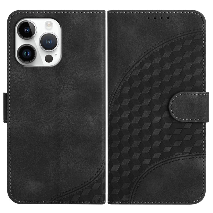 YX0060 Elephant Head Embossed Phone Leather Case with Lanyard, For iPhone 17, For iPhone Air, For iPhone 16 Pro Max