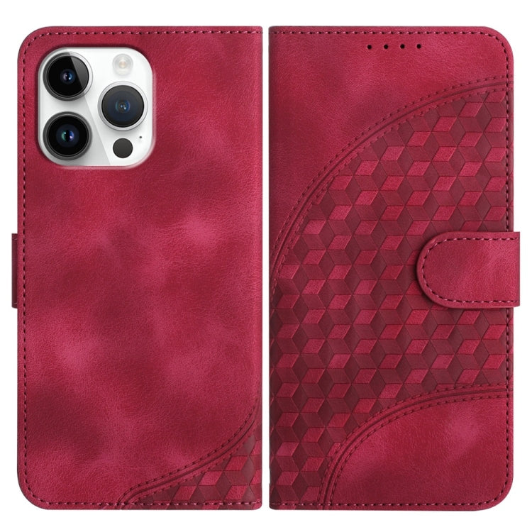 YX0060 Elephant Head Embossed Phone Leather Case with Lanyard, For iPhone 17, For iPhone Air, For iPhone 16 Pro Max