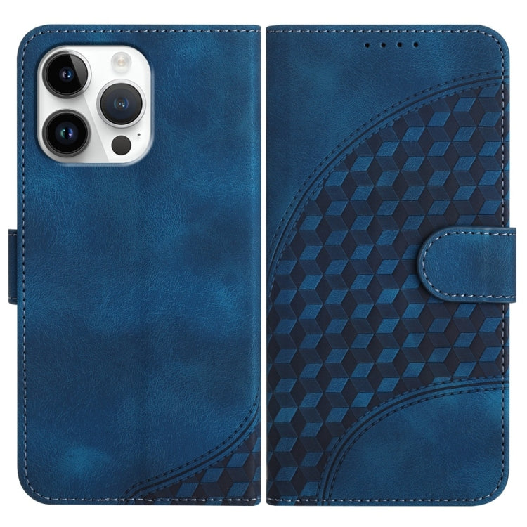 YX0060 Elephant Head Embossed Phone Leather Case with Lanyard, For iPhone 17, For iPhone Air, For iPhone 16 Pro Max