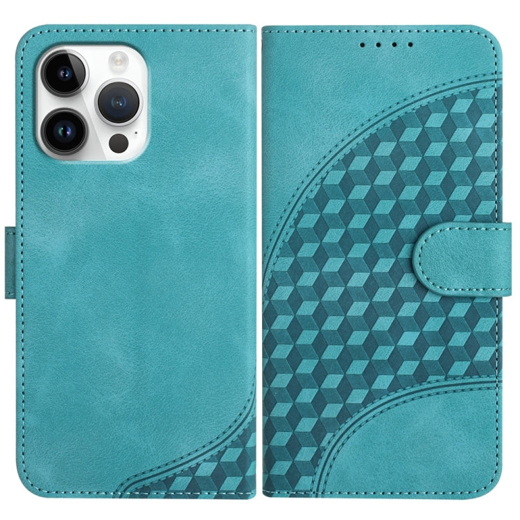 YX0060 Elephant Head Embossed Phone Leather Case with Lanyard, For iPhone 17, For iPhone Air, For iPhone 16 Pro Max
