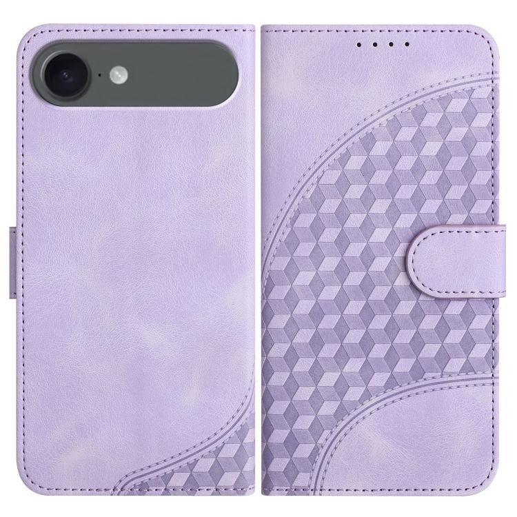 YX0060 Elephant Head Embossed Phone Leather Case with Lanyard, For iPhone 17, For iPhone Air, For iPhone 16 Pro Max