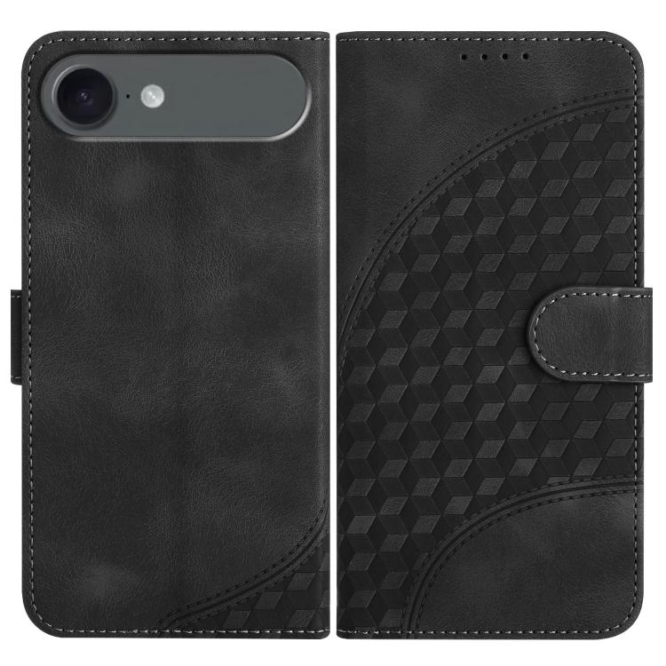 YX0060 Elephant Head Embossed Phone Leather Case with Lanyard, For iPhone 17, For iPhone Air, For iPhone 16 Pro Max