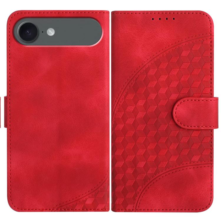 YX0060 Elephant Head Embossed Phone Leather Case with Lanyard, For iPhone 17, For iPhone Air, For iPhone 16 Pro Max