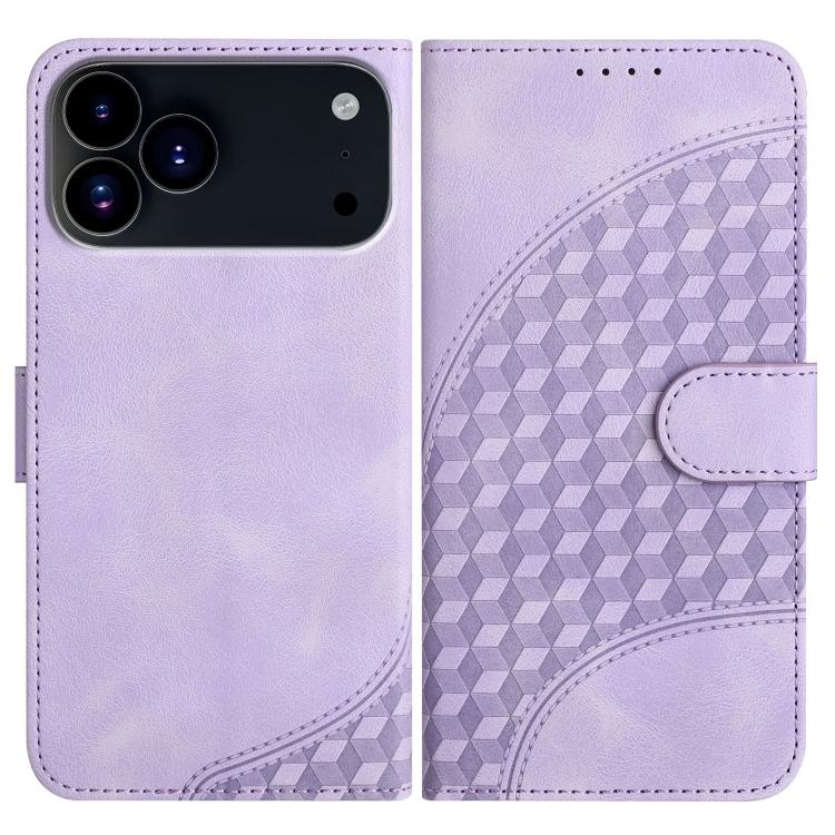 YX0060 Elephant Head Embossed Phone Leather Case with Lanyard, For iPhone 17e / 16e, For iPhone 17 Pro Max, For iPhone 17 Pro