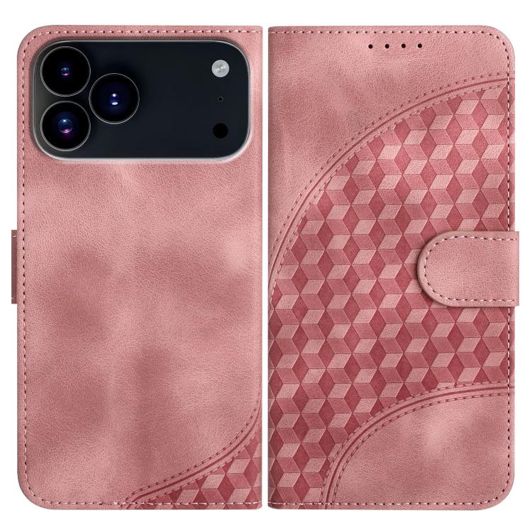 YX0060 Elephant Head Embossed Phone Leather Case with Lanyard, For iPhone 17e / 16e, For iPhone 17 Pro Max, For iPhone 17 Pro